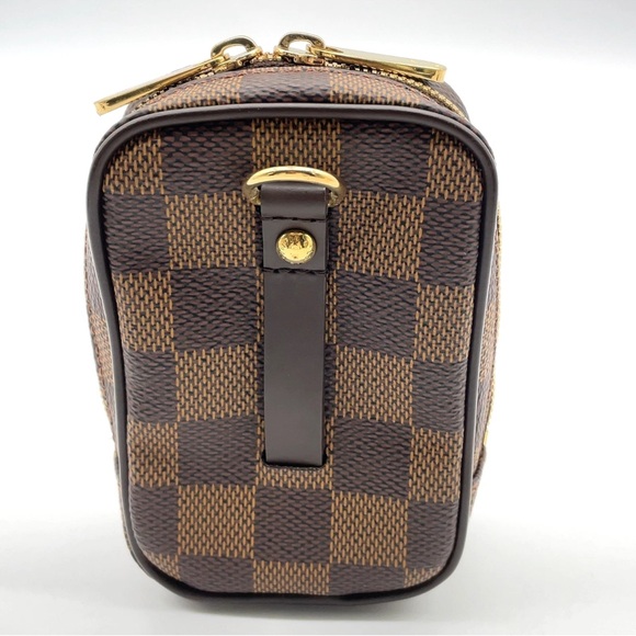 Auth Louis Vuitton Ebene Etui Okapi PM M61738 Shoulder Pouch W/Box/Strap - Picture 3 of 15